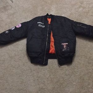 Oversized bomber jacket Made in Korea
